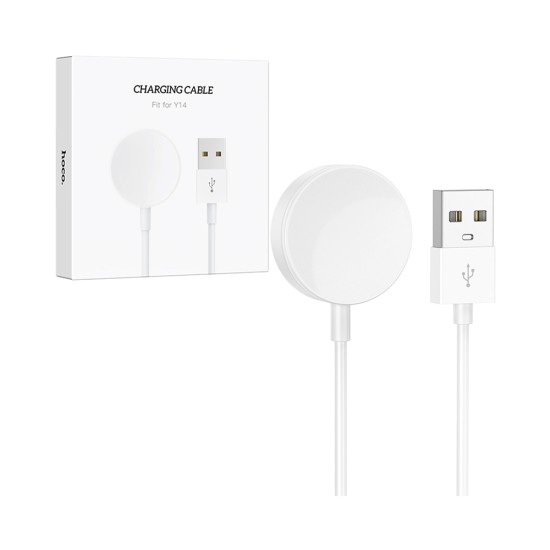 Hoco Wireless Charger For Smartwatch Y14 Sports 80cm White